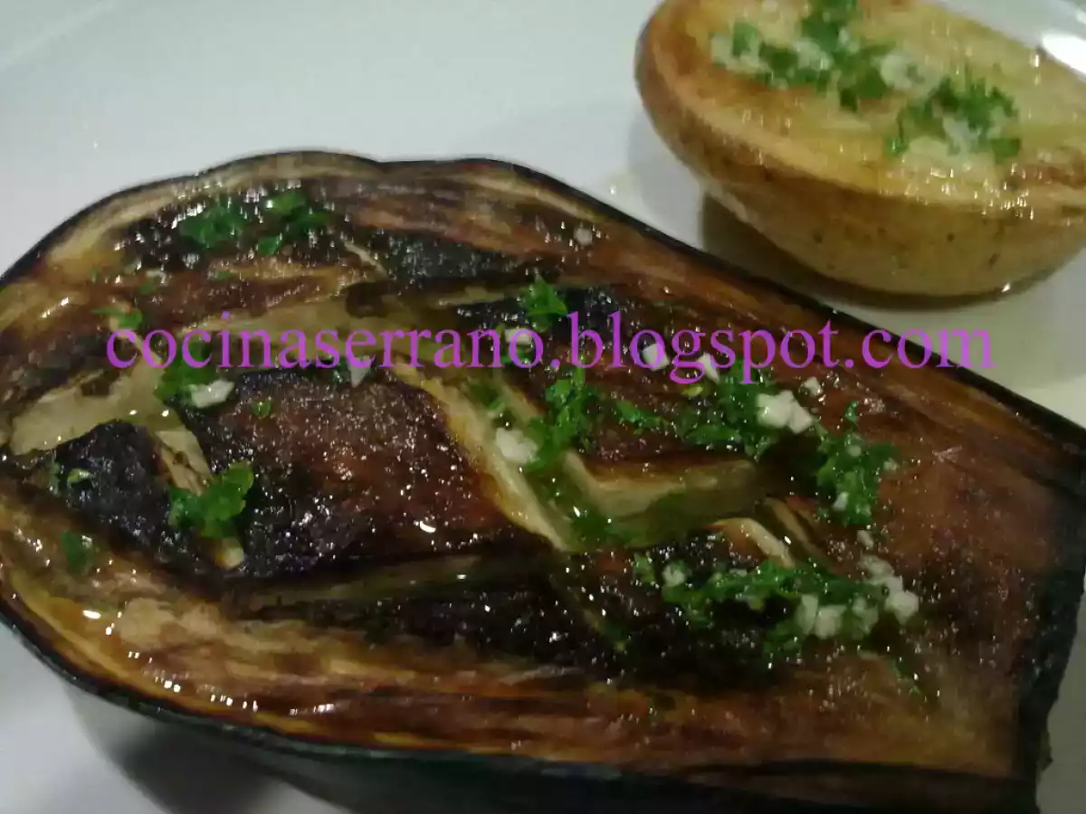 Berenjena y patata al horno