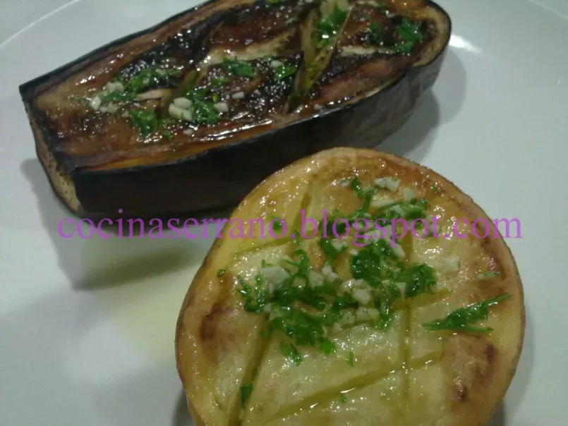 Berenjena y patata al horno, foto 2