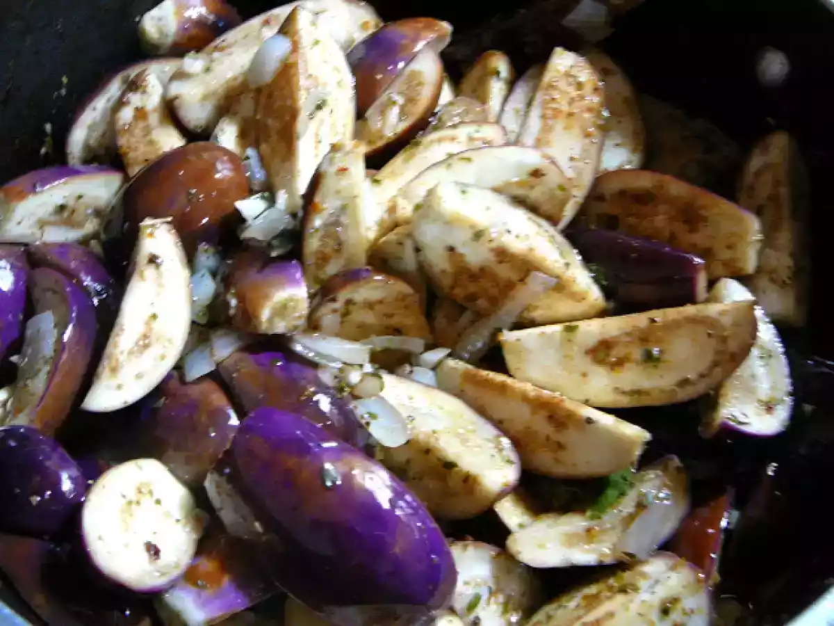 Berenjenas babys en escabeche