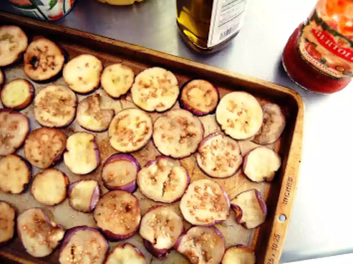 Berenjenas con queso mozzarella y parmesano - foto 2