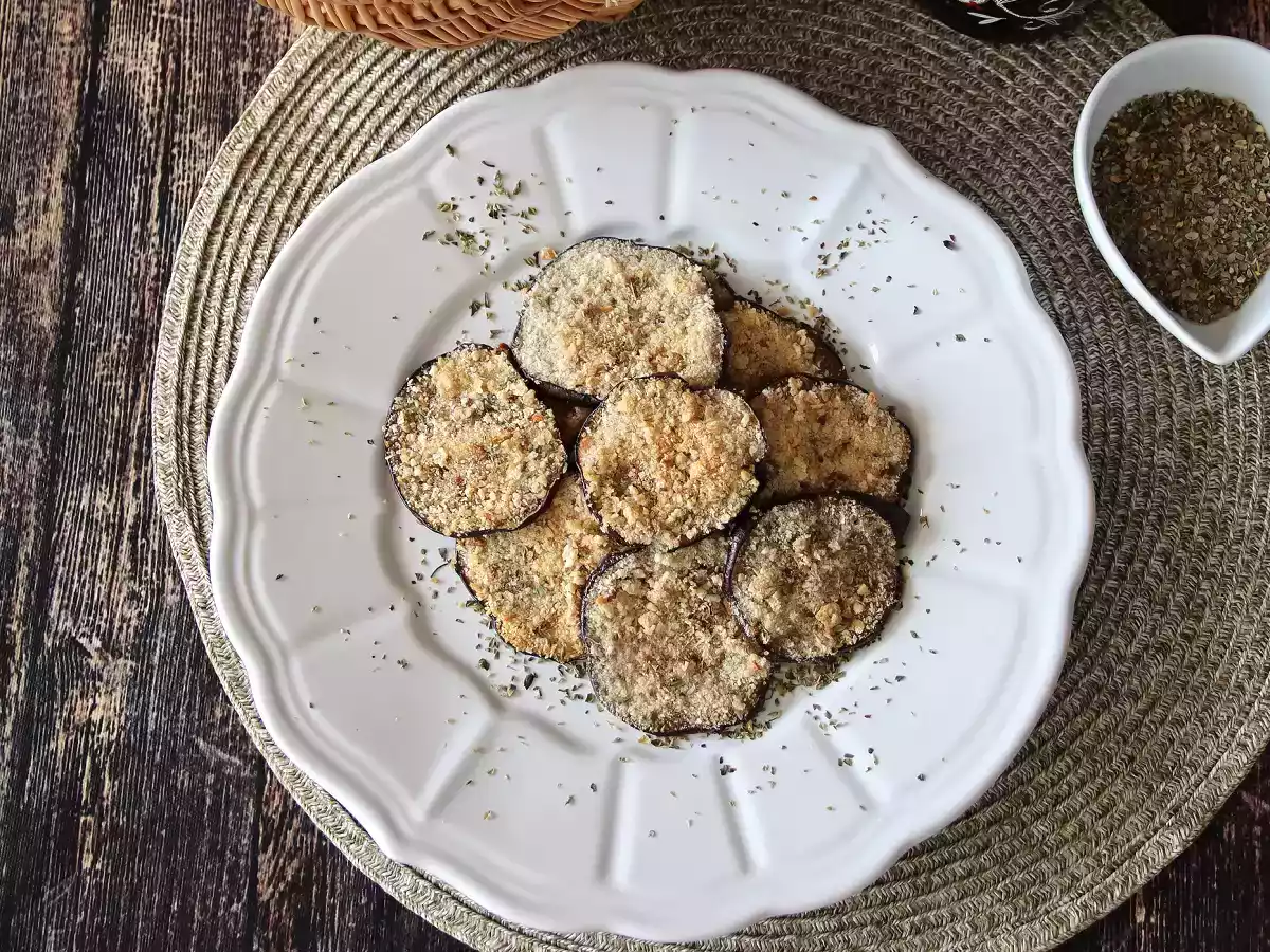 Berenjenas crujientes al horno. Guarnición rápida y sabrosa - foto 2