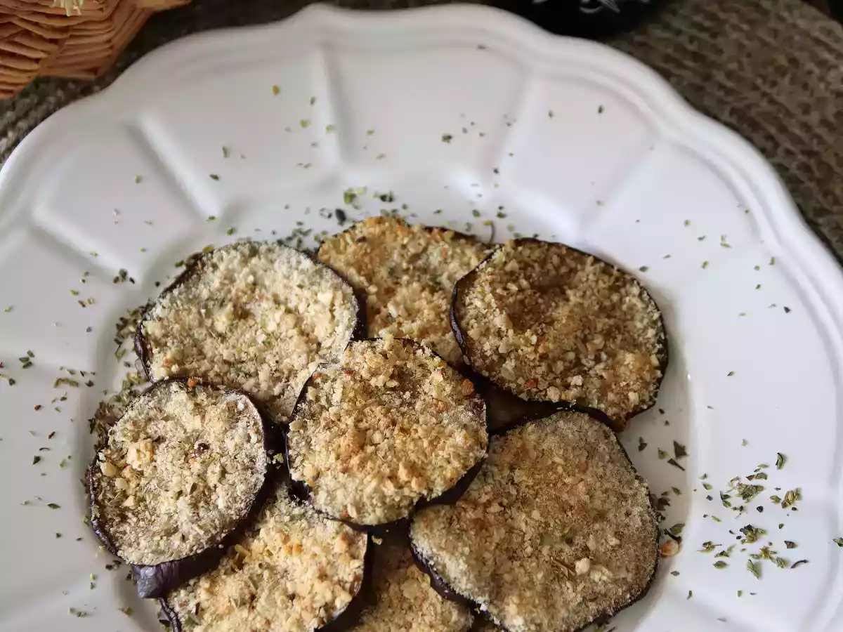 Berenjenas crujientes al horno. Guarnición rápida y sabrosa - foto 3