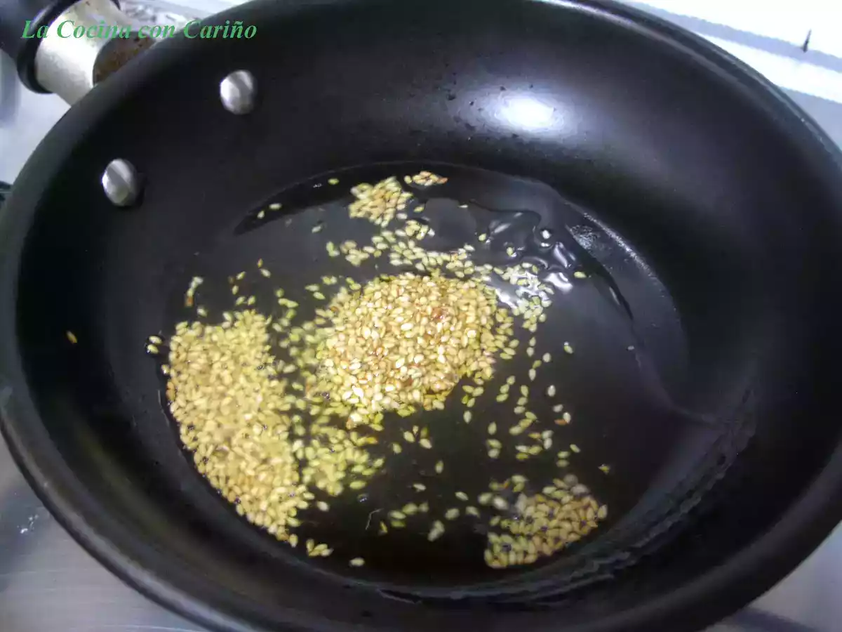 Berenjenas rellenas al horno con Tahini - foto 2