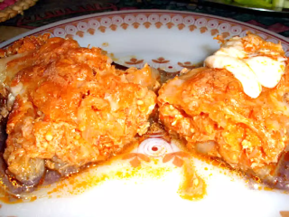 BERENJENAS RELLENAS DE ATÚN - foto 5