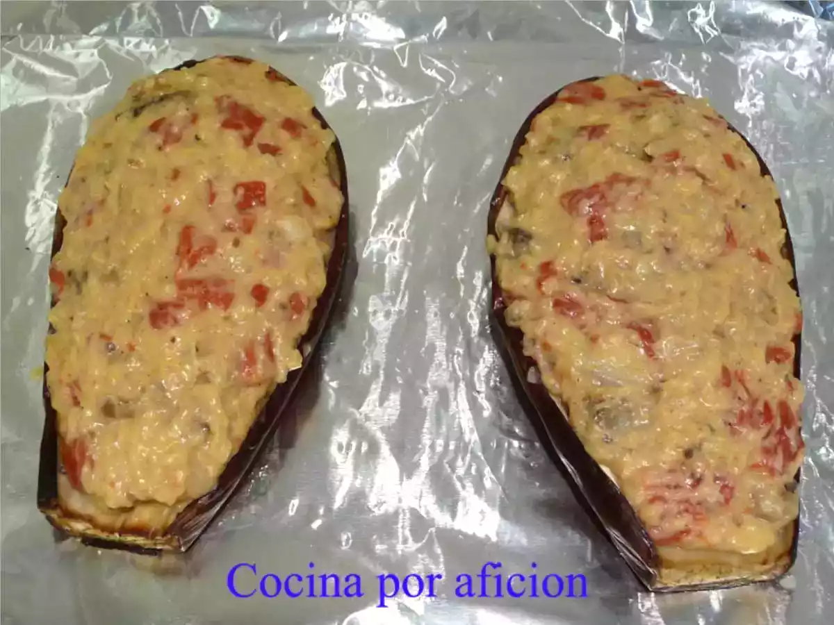 Berenjenas rellenas de bacalao - foto 3