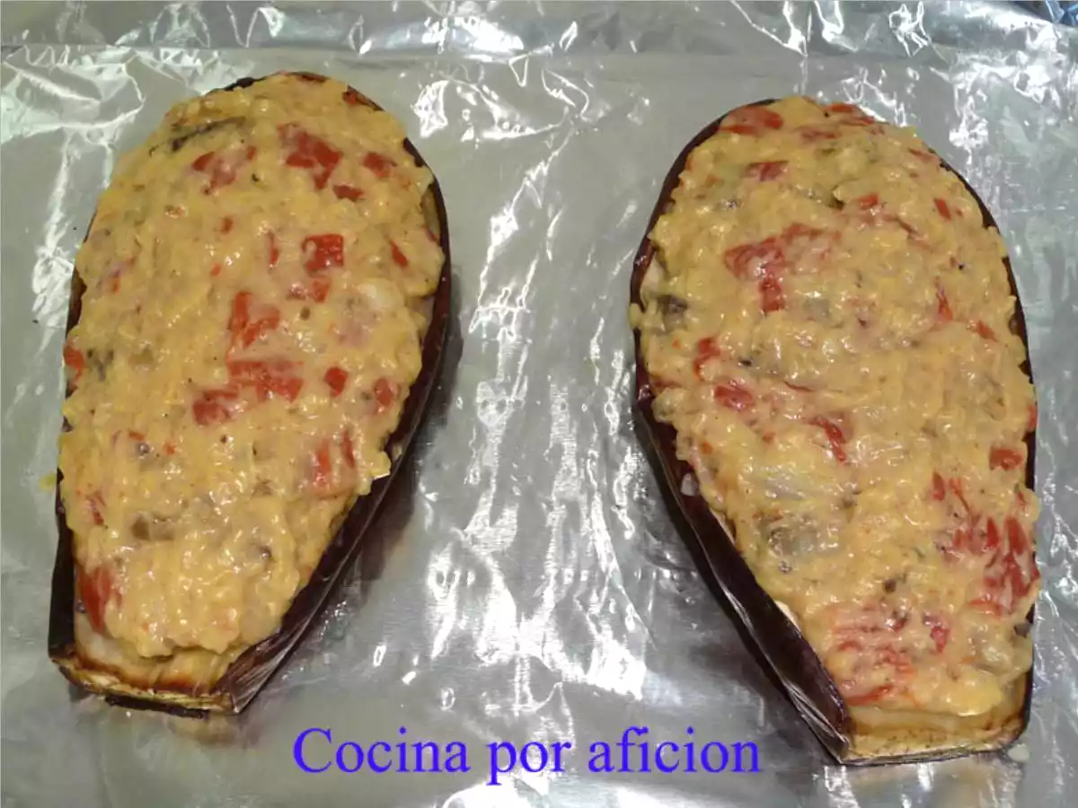 Berenjenas rellenas de bacalao - foto 4