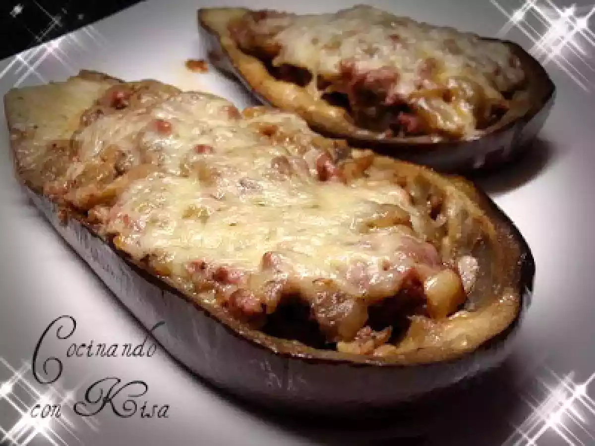 Berenjenas Rellenas de Carne y Tapenade o Pate de Aceitunas Negras (fussioncook)