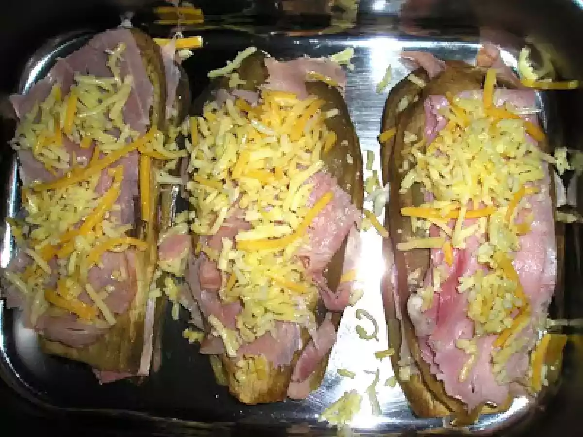 Berenjenas rellenas de jamón y queso - foto 2