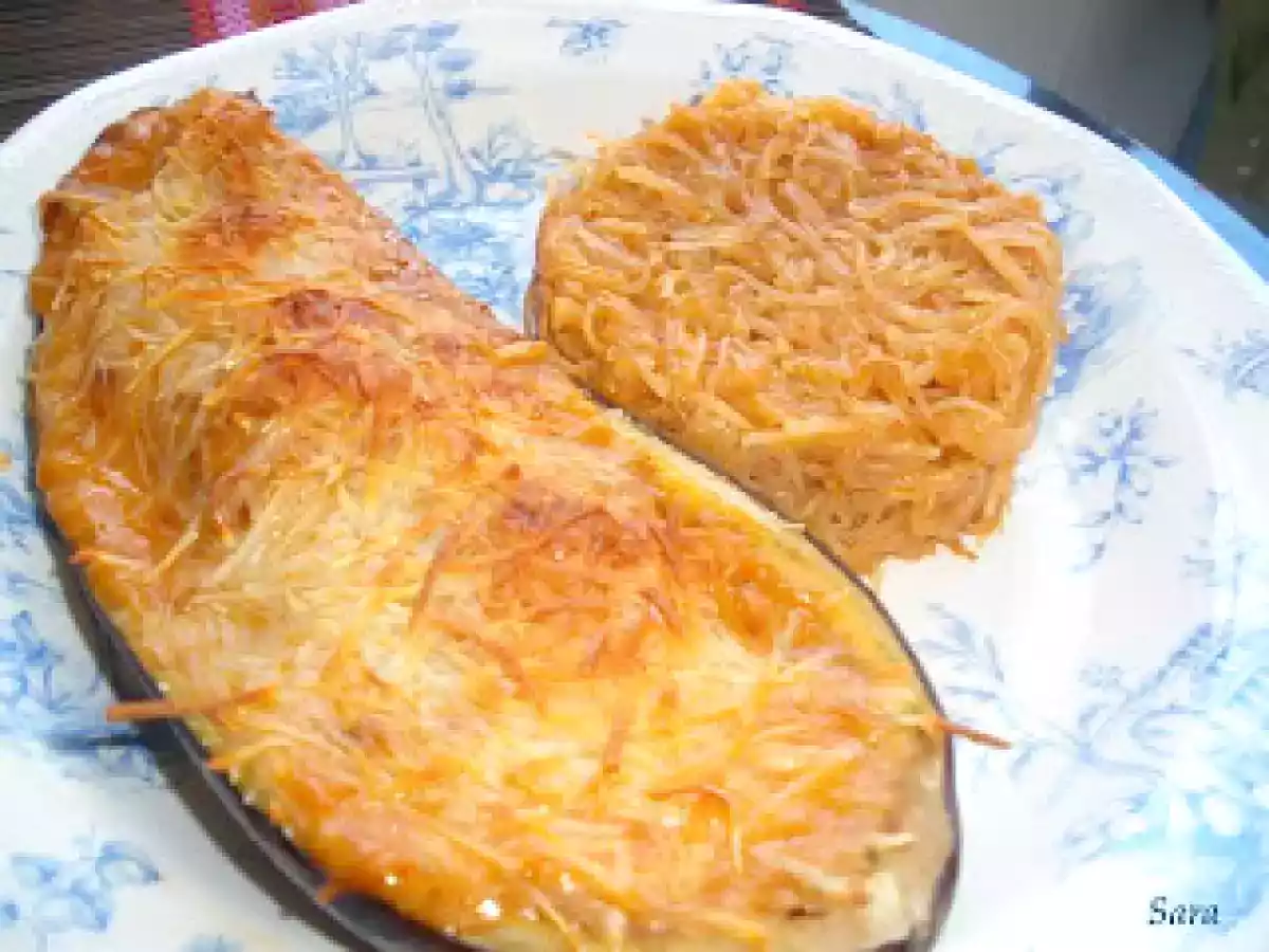 Berenjenas rellenas de melva