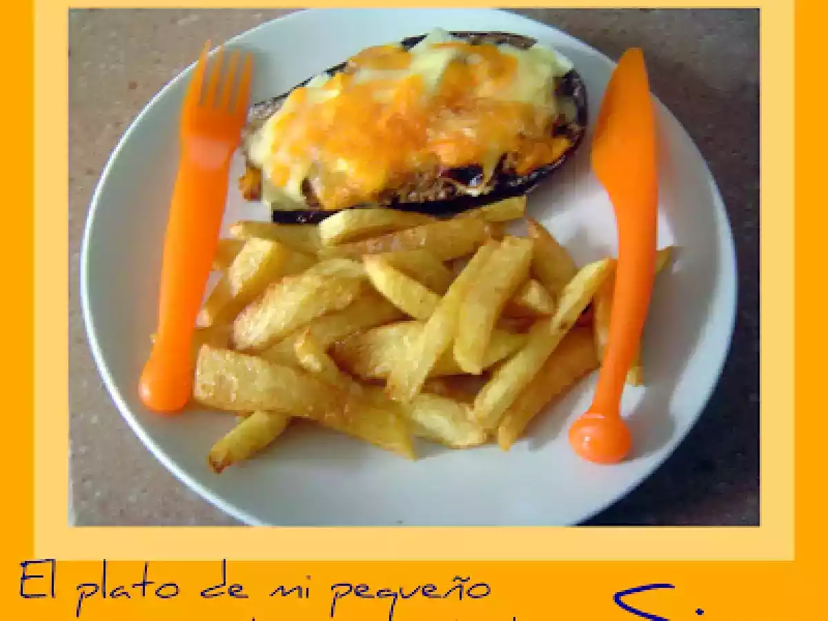 Berenjenas rellenas en el microondas - foto 2