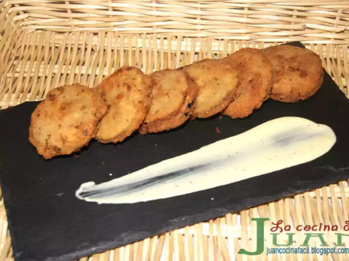 BERENJENAS RELLENAS Y REBOZADAS - foto 4