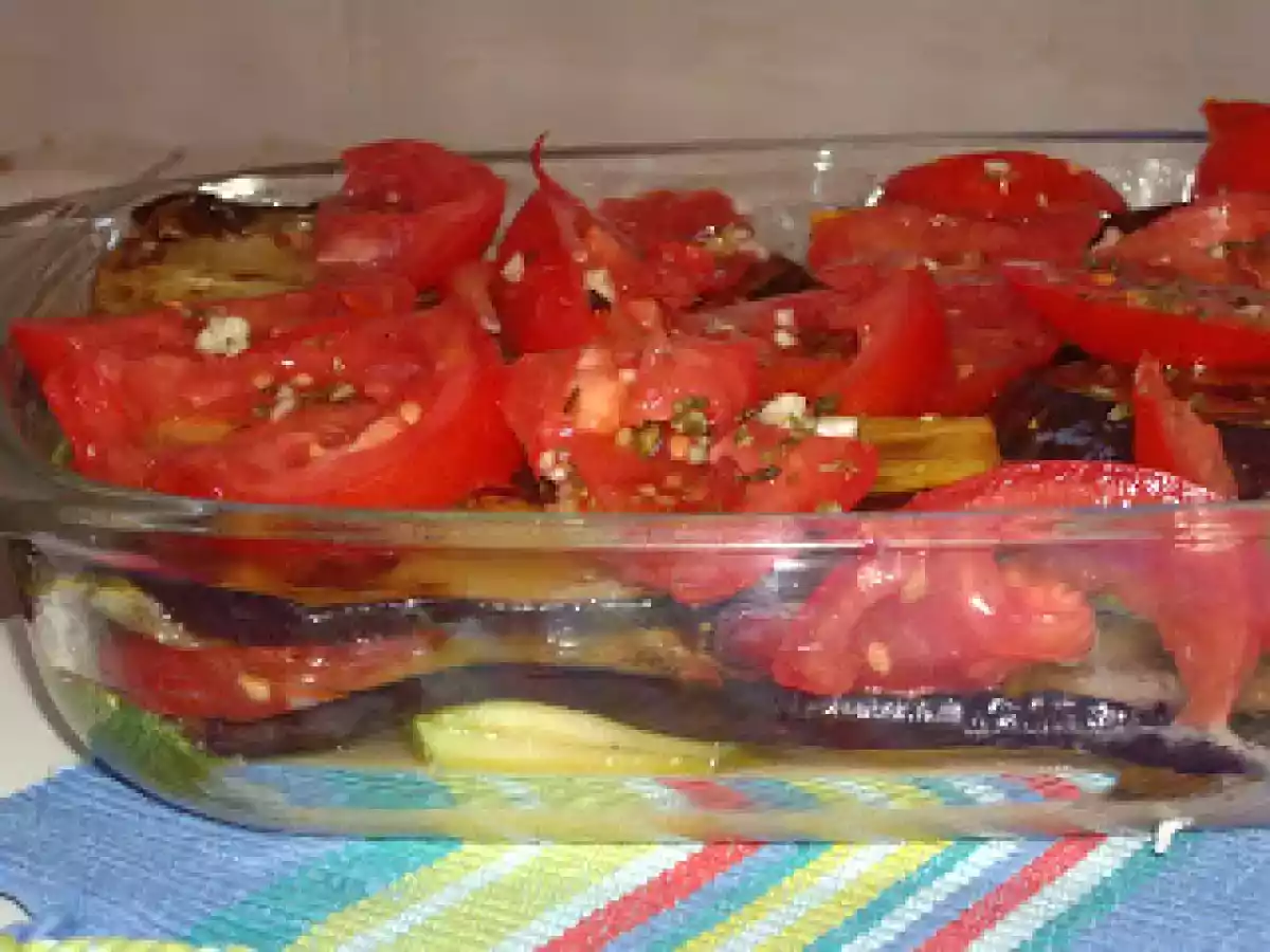 Berenjenas y calabacines al horno