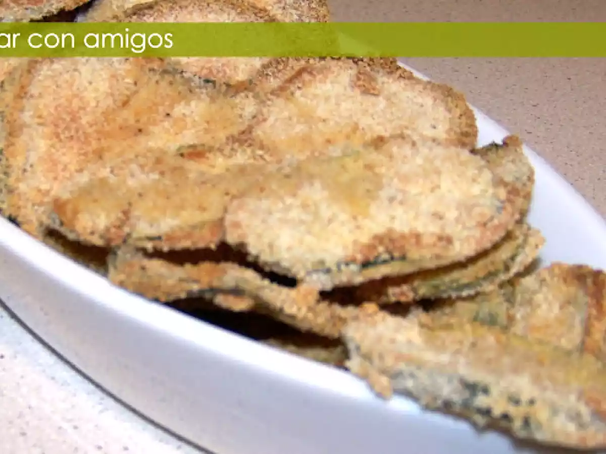 Berenjenas y calabacines empanados