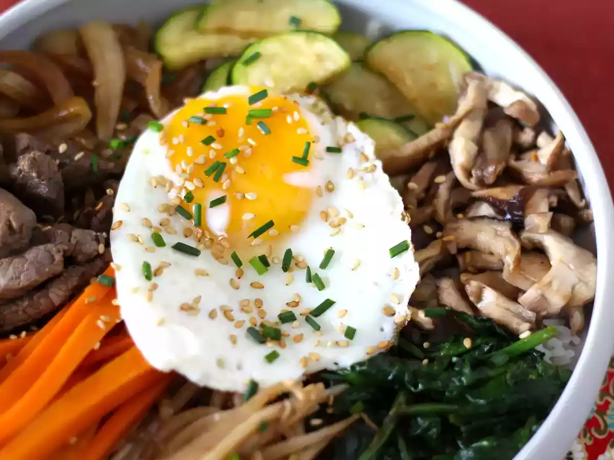 Bibimbap, plato tradicional coreano - foto 3