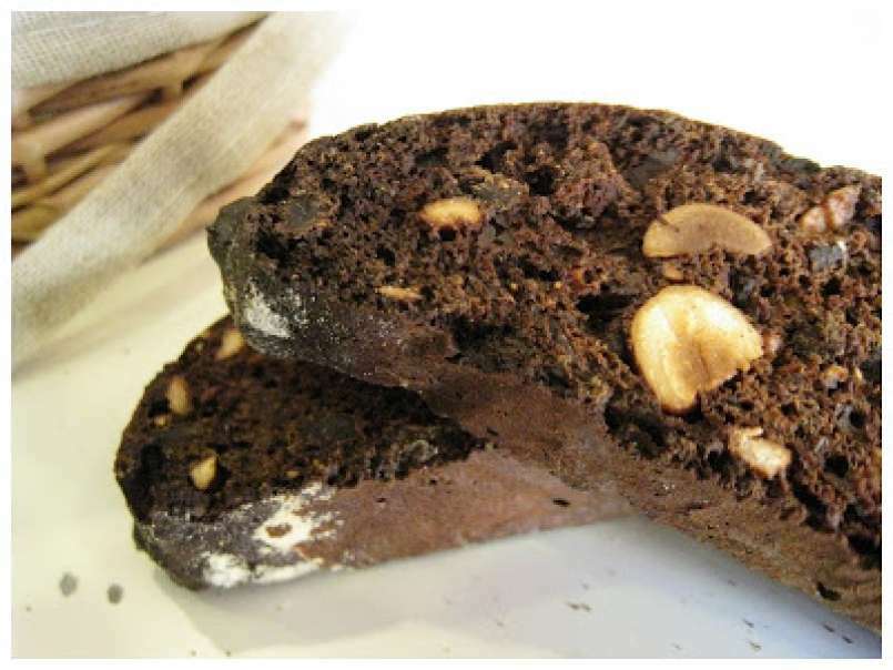 Biscotti de chocolate y avellanas sin azúcar añadido, foto 1