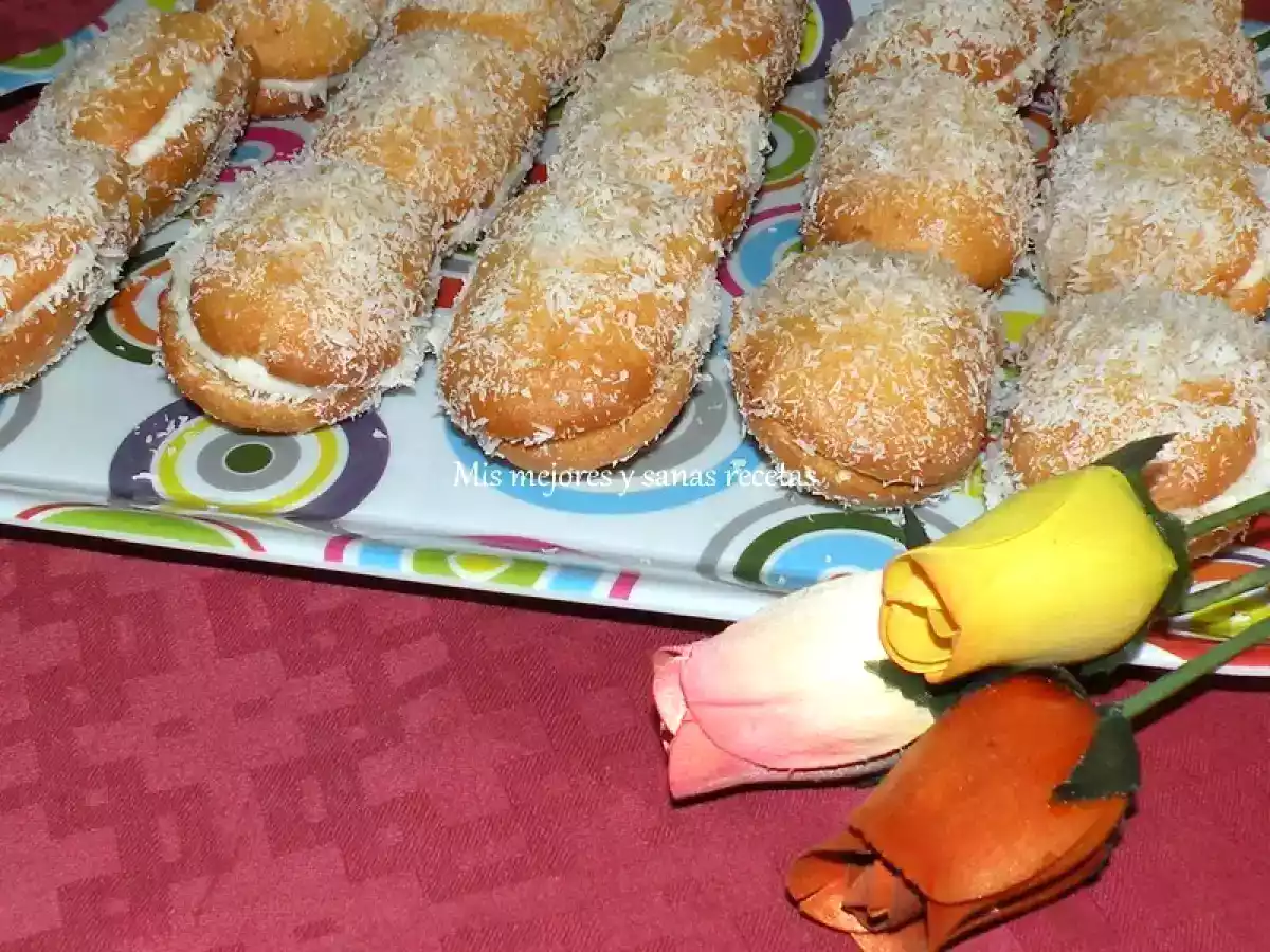 Bizcochitos borrachos rellenos