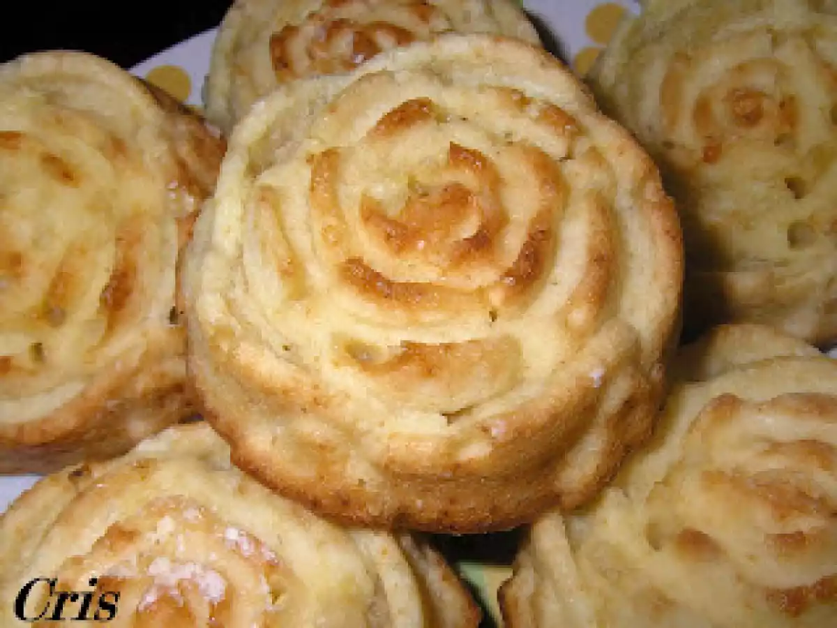 Bizcochitos de yogur y crema catalana (thermomix).