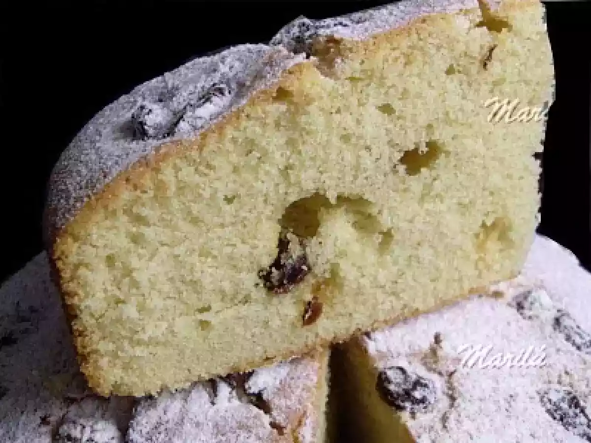 BIZCOCHO A LA VAINILLA CON PASAS - foto 2