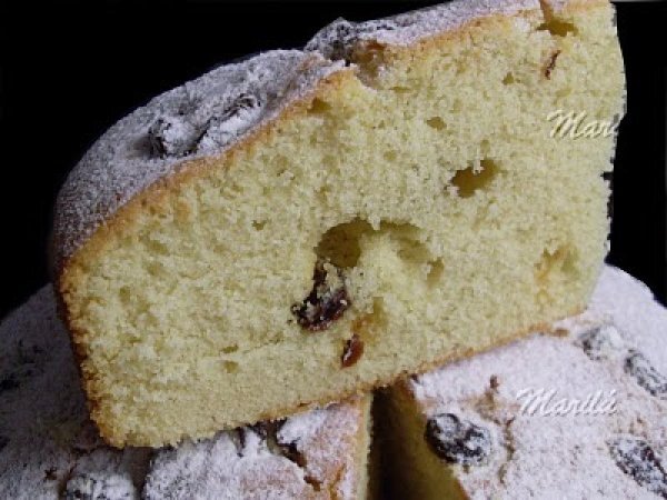 Bizcocho a la vainilla con pasas - Receta Petitchef