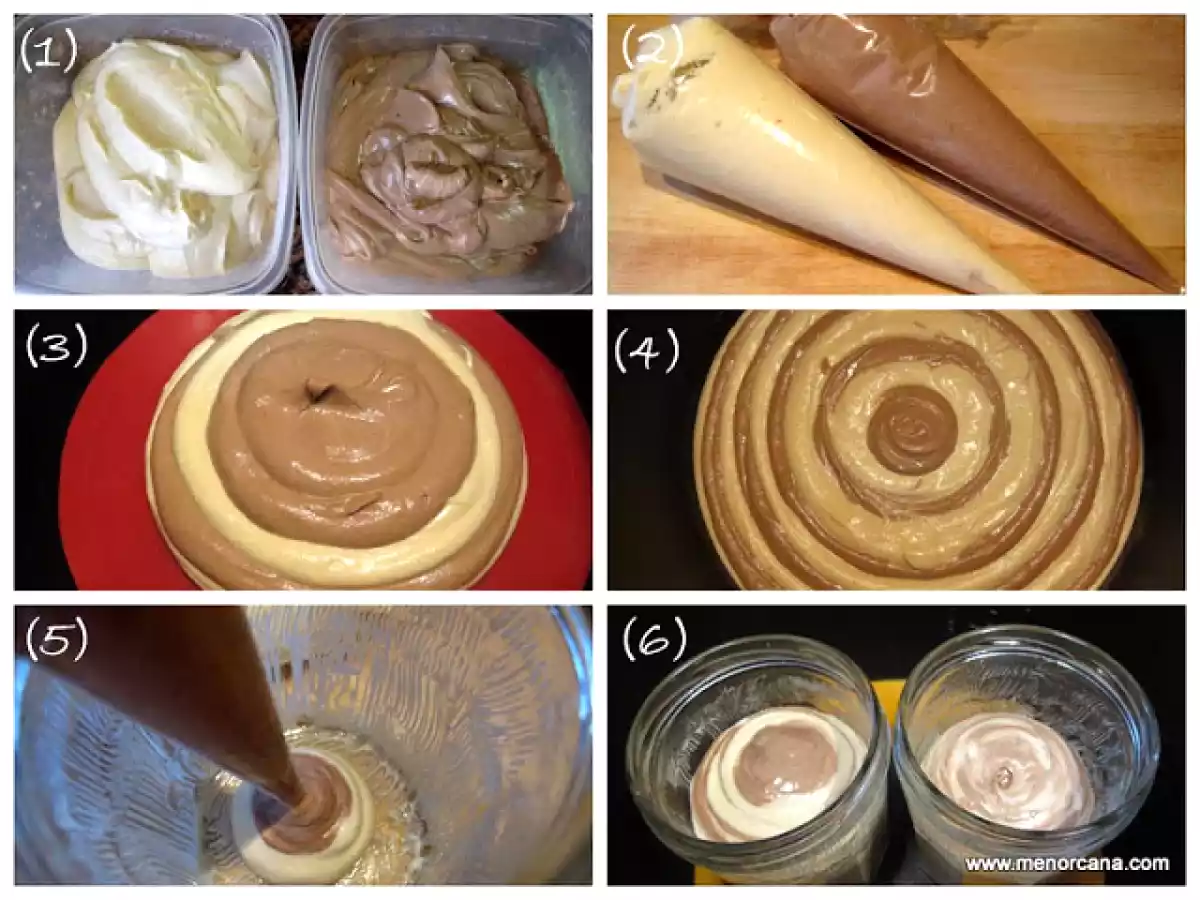 Bizcocho cebra de queso mascarpone - foto 3