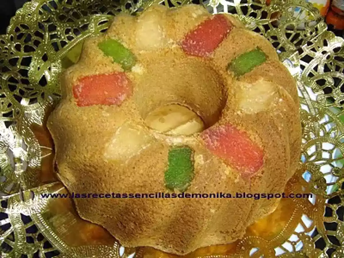 Bizcocho con aroma a roscón de reyes. thermomix y convencional - foto 2