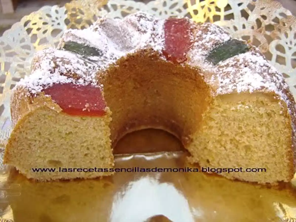 Bizcocho con aroma a roscón de reyes. thermomix y convencional - foto 3