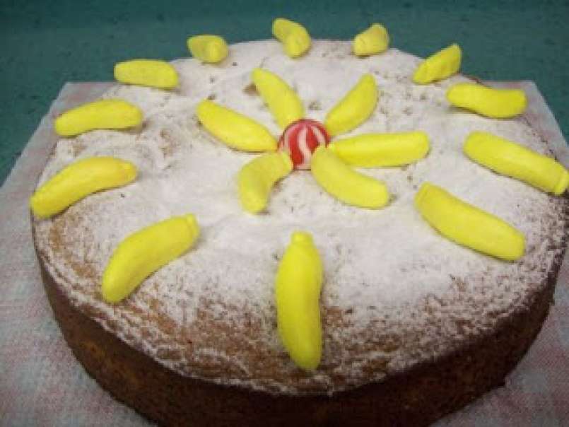 Bizcocho con gelatina de plátano - foto 2