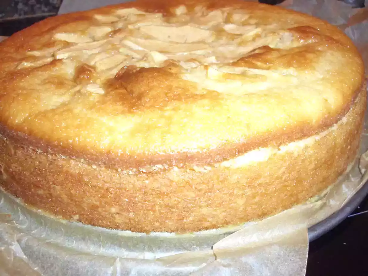 Bizcocho con manzana