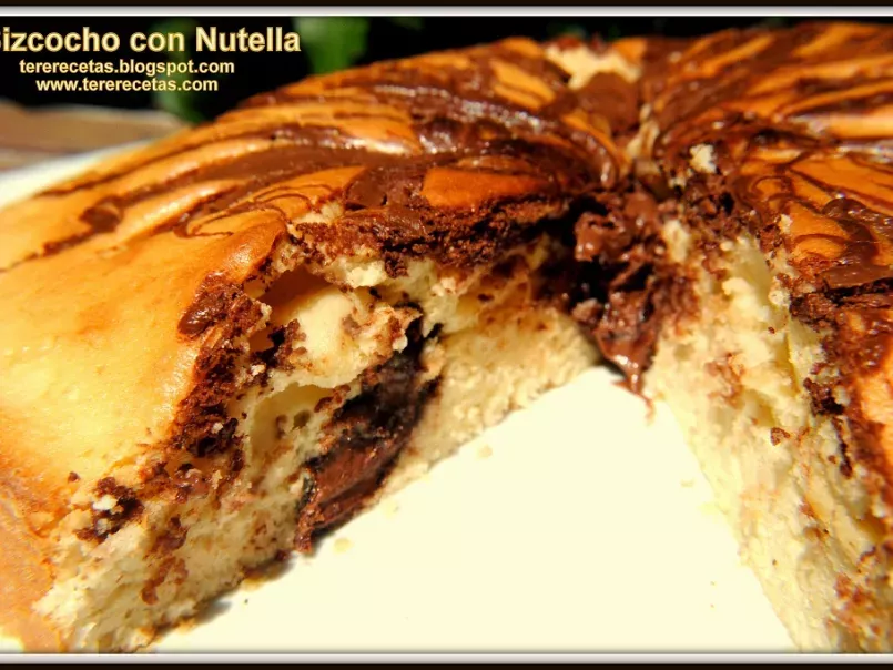 Bizcocho con Nutella., foto 1