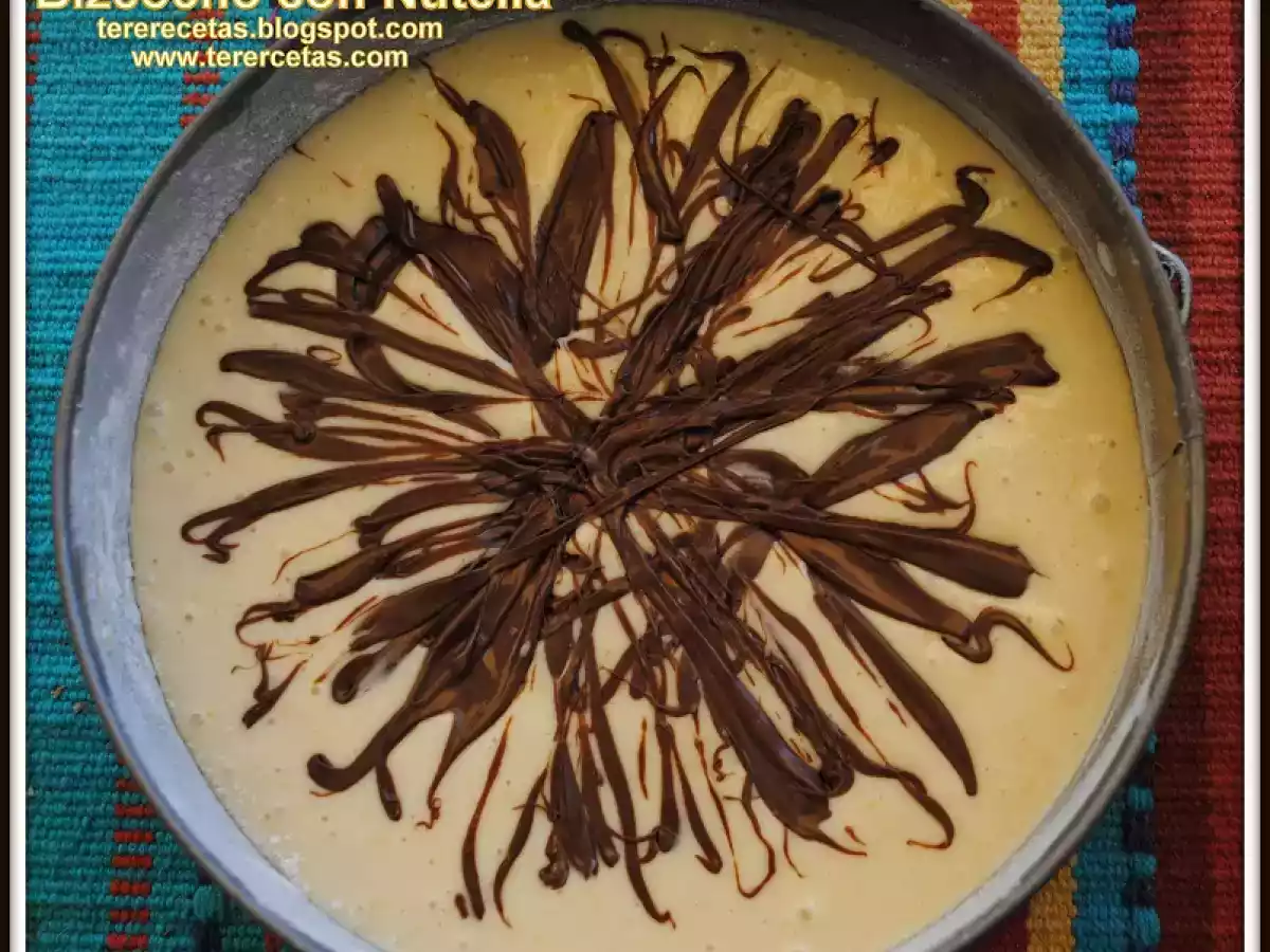 Bizcocho con Nutella. - foto 3