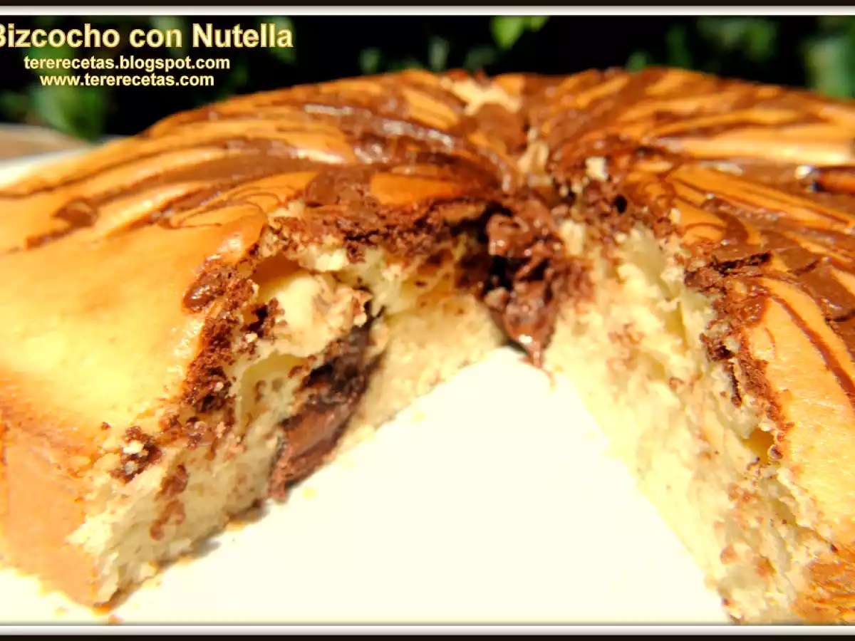 Bizcocho con Nutella. - foto 4