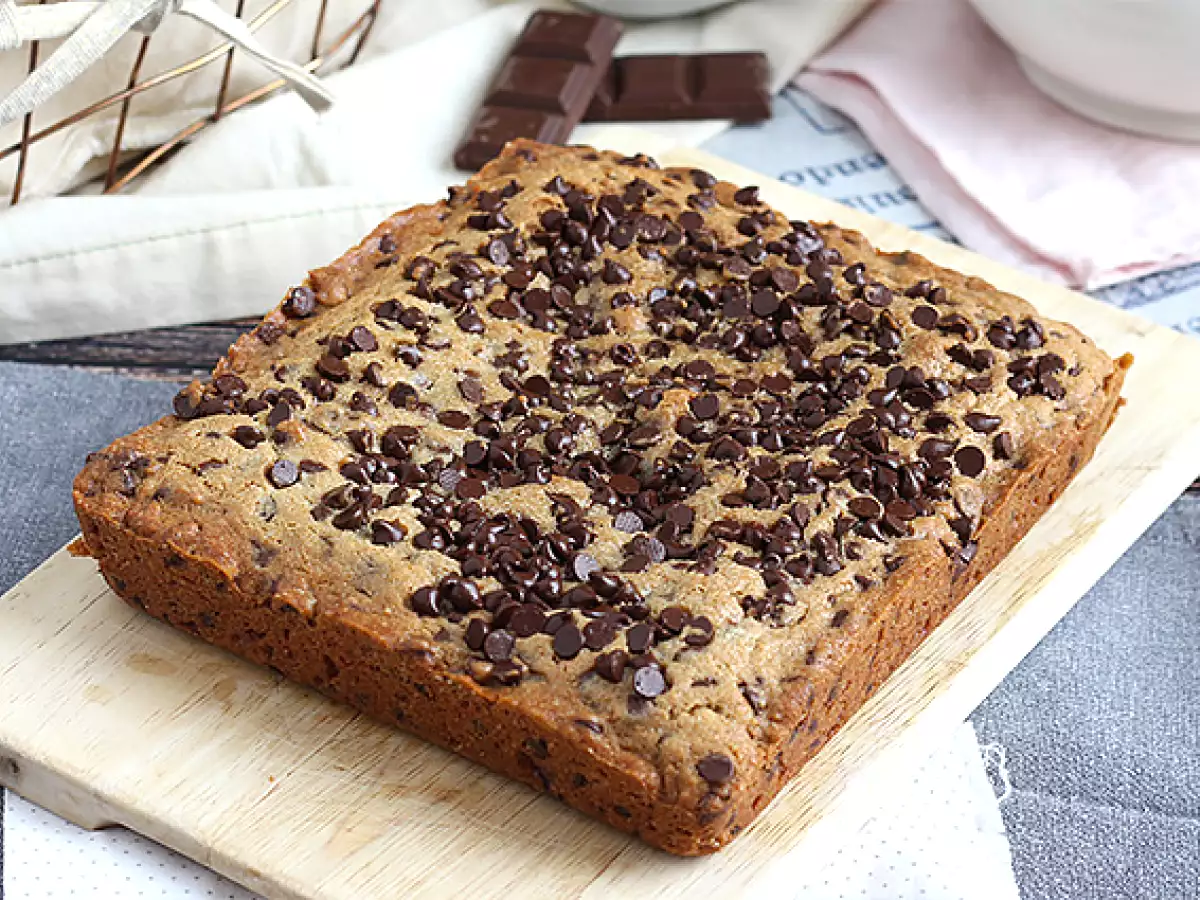 Bizcocho cookie con pepitas de chocolate - foto 4