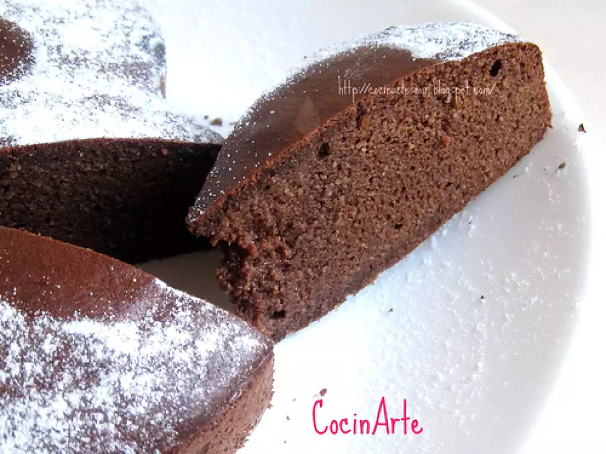 Bizcocho corazón de chocolate - foto 3