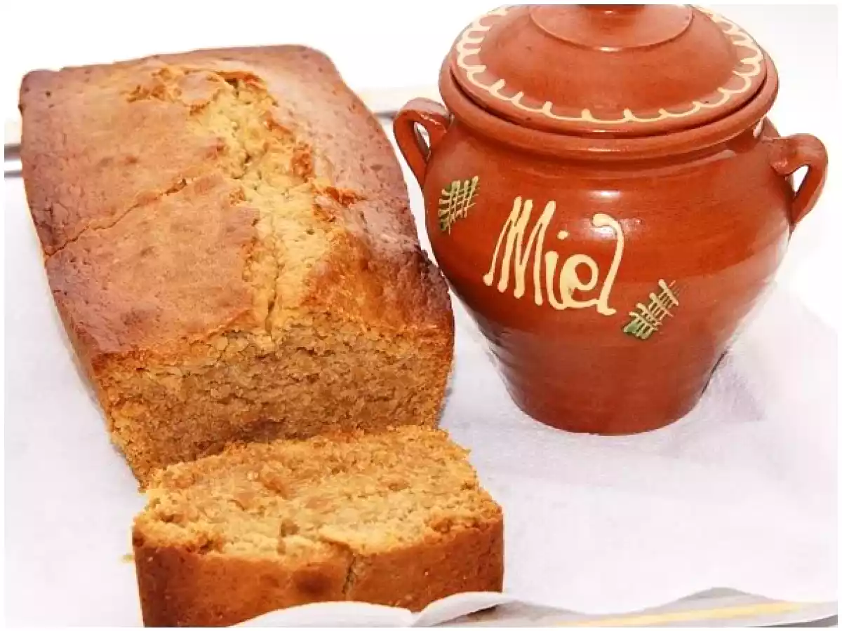 Bizcocho de aceite de oliva y miel.