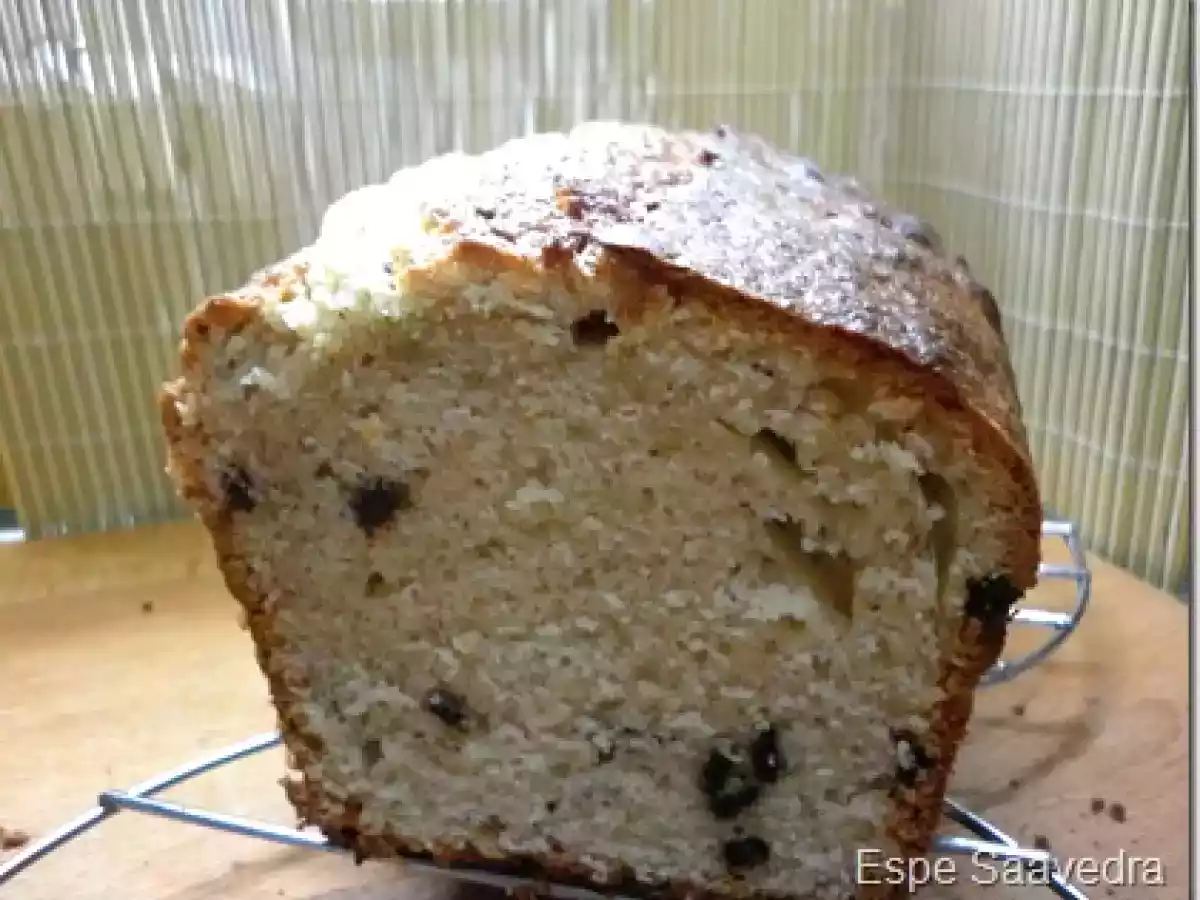 Bizcocho de avellana y chocolate