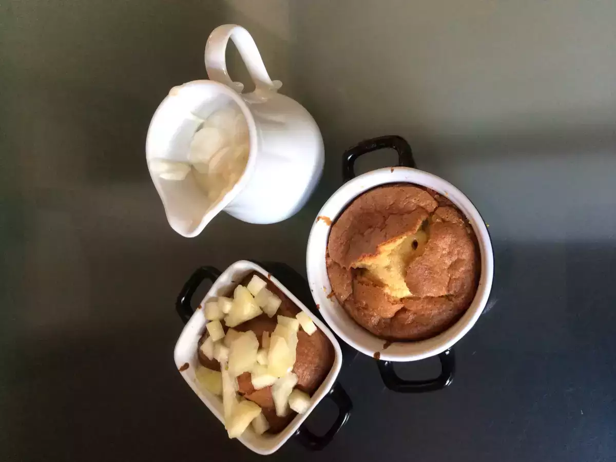 Bizcocho de avellanas y crema mascarpone