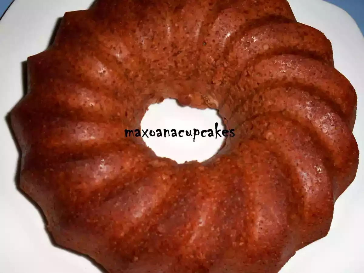 Bizcocho de batata con chocolate