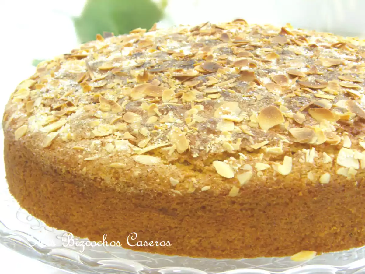 Bizcocho de boniato y almendra
