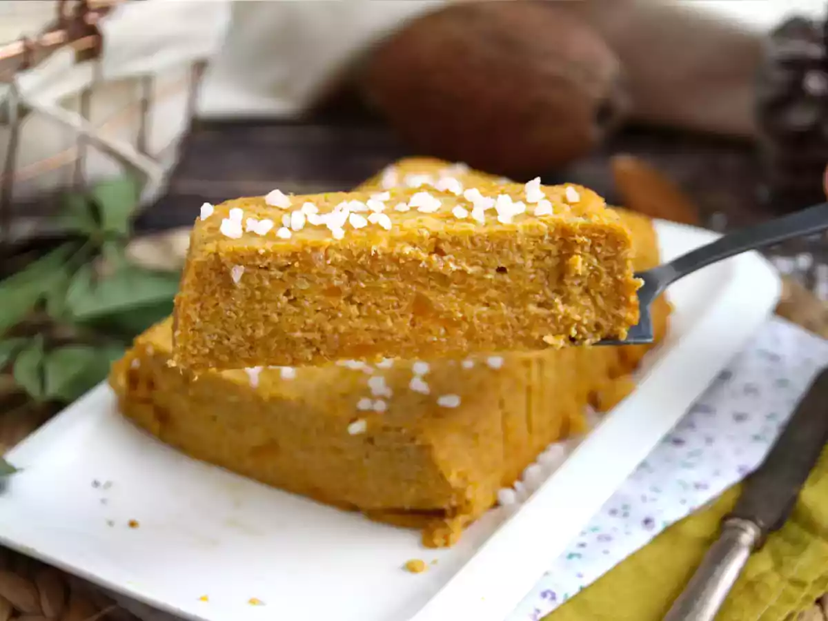 Bizcocho de calabaza con coco (fácil) - foto 2