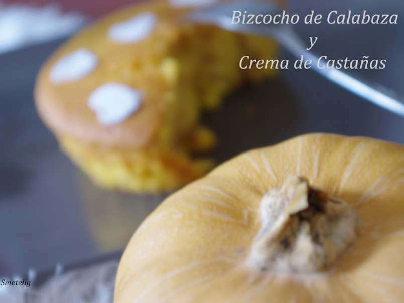 Bizcocho de Calabaza con Crema de Castañas - foto 4