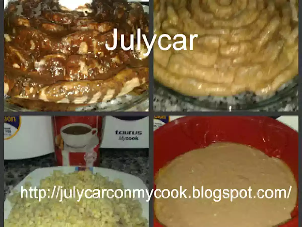 Bizcocho de castañas con chocolate al microondas light - foto 2