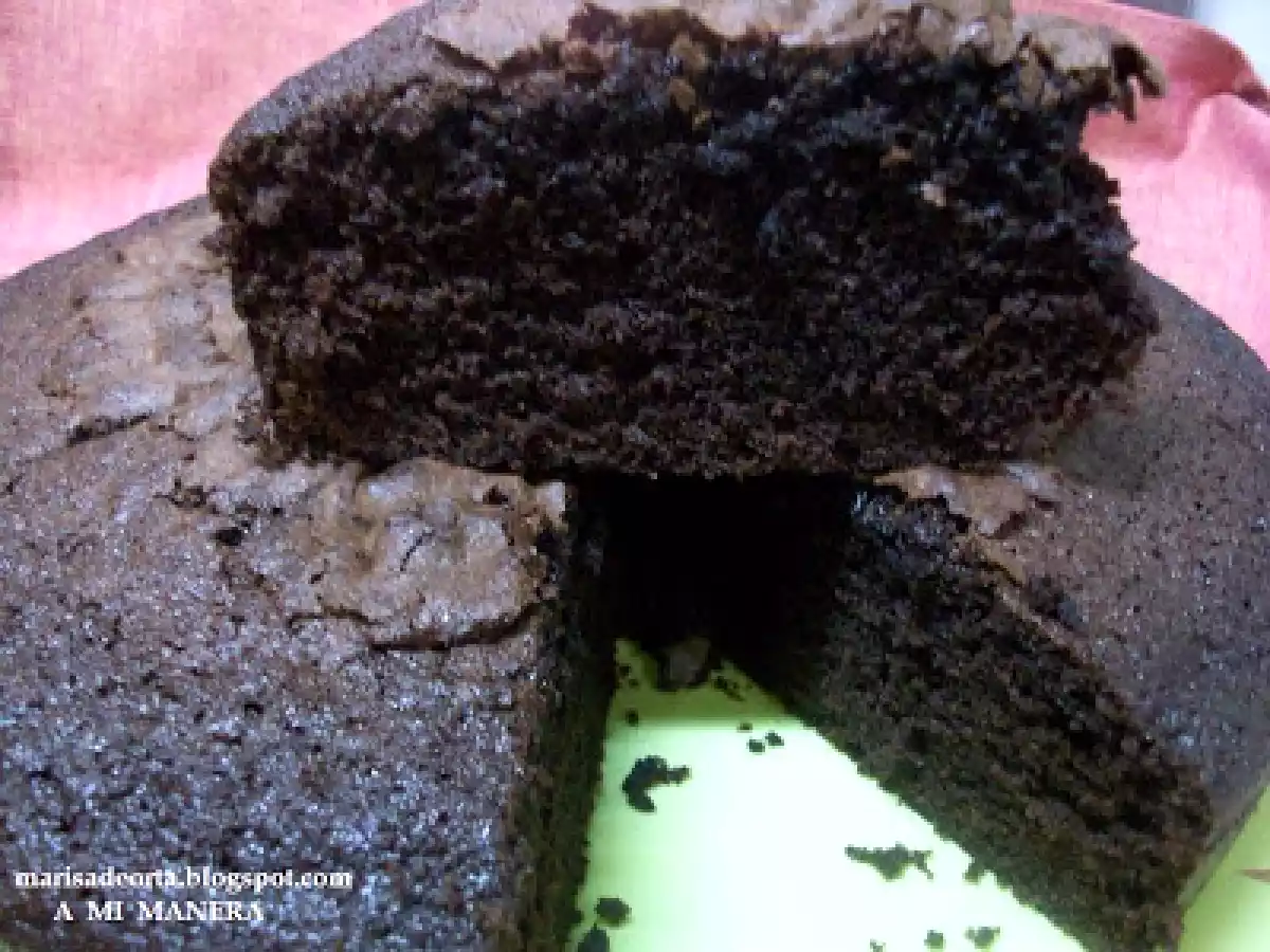 BIZCOCHO DE CHOCOLATE AL BRANDY