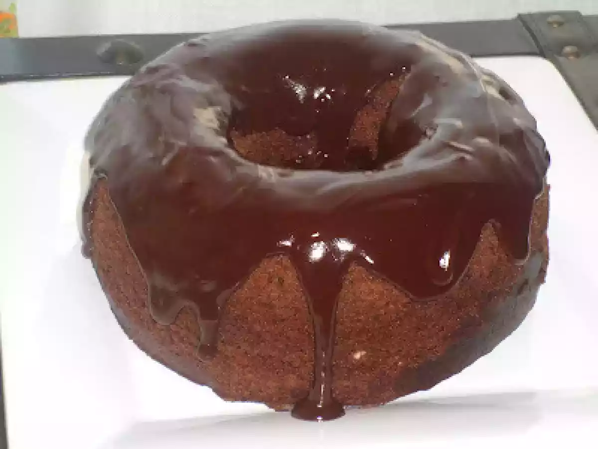 Bizcocho de chocolate al microondas