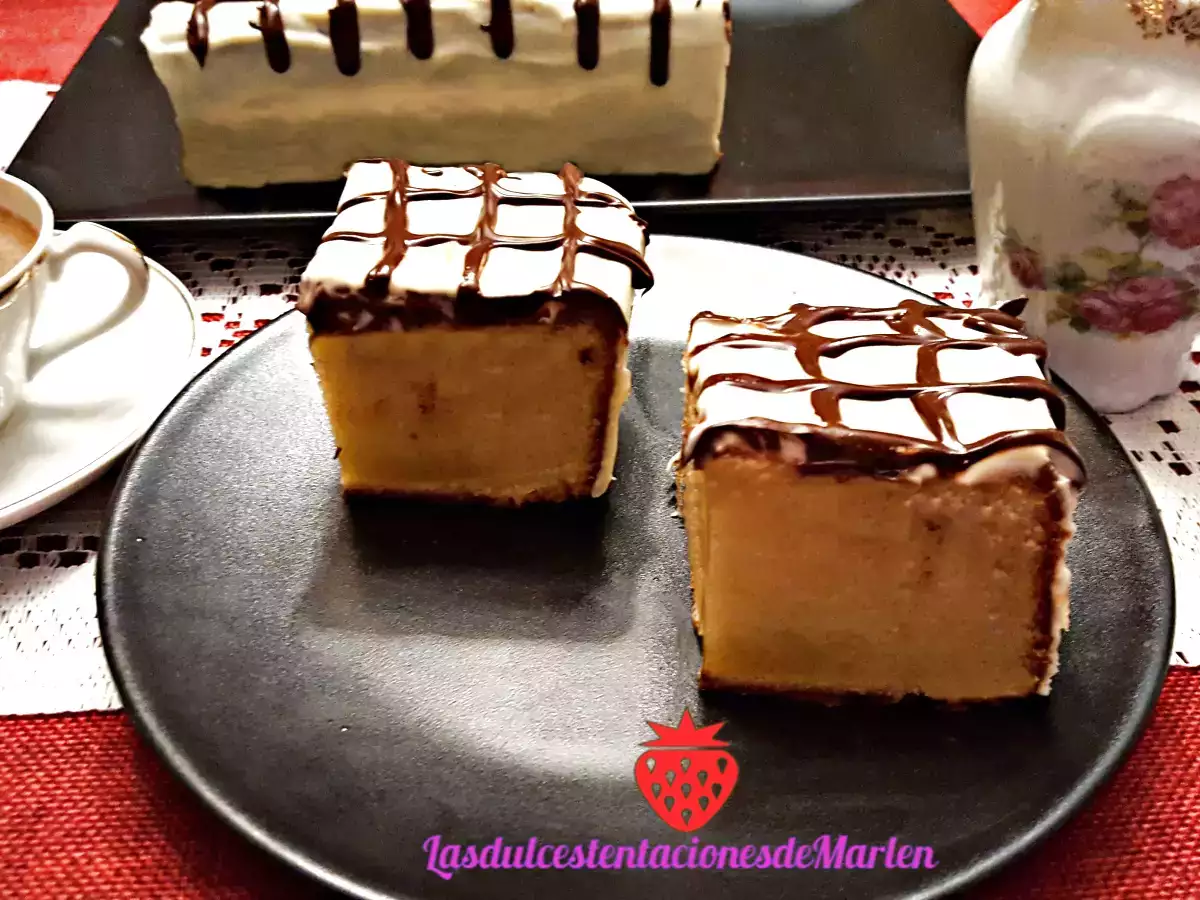 Bizcocho de chocolate blanco con cobertura - foto 3