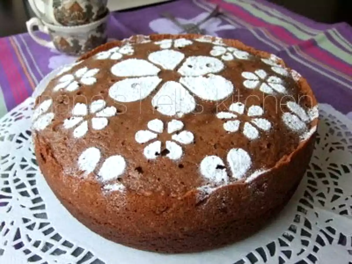 Bizcocho de chocolate exprés