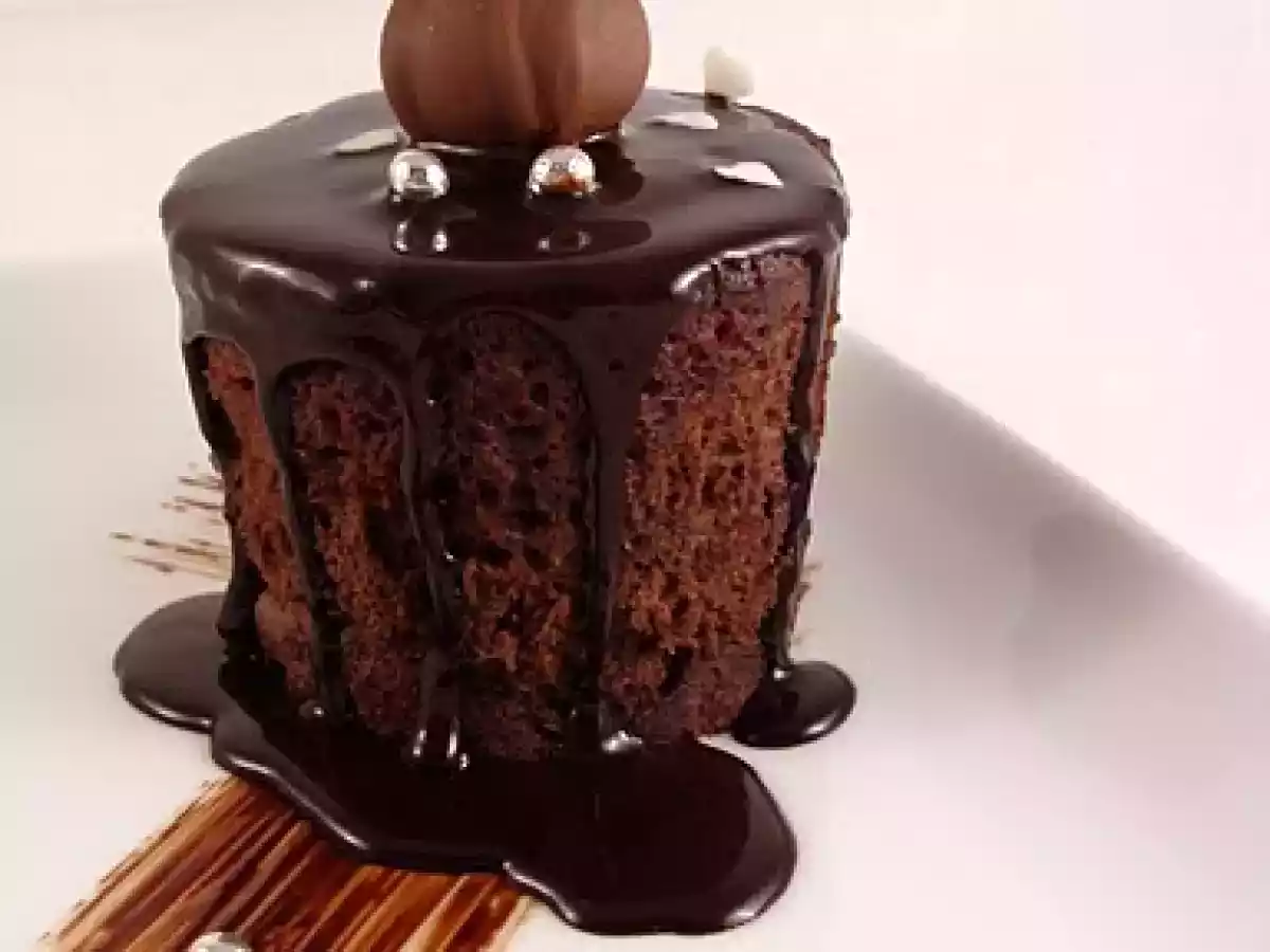 Bizcocho de chocolate microondas