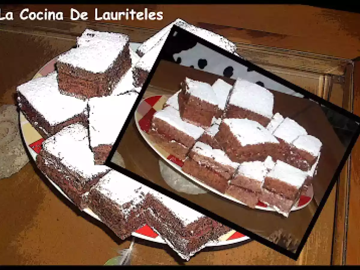 BIZCOCHO DE CHOCOLATE SIN GLUTEN Y MERMELADA