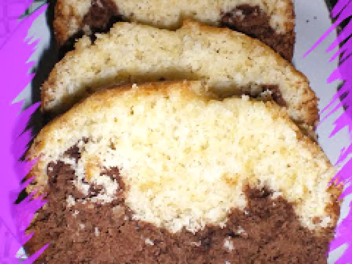 BIZCOCHO DE CHOCOLATE Y COCO