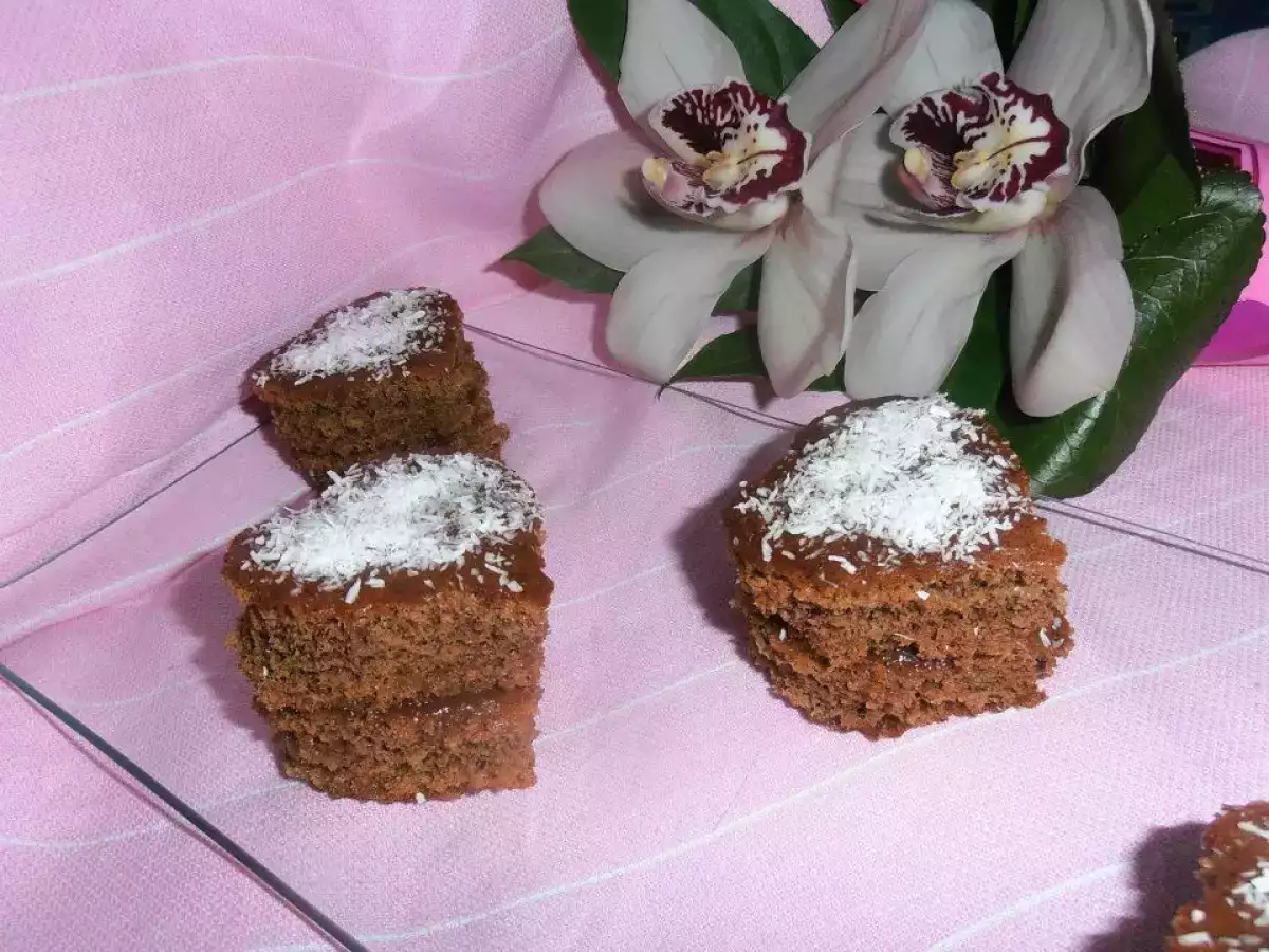 Bizcocho de chocolate y mandarina