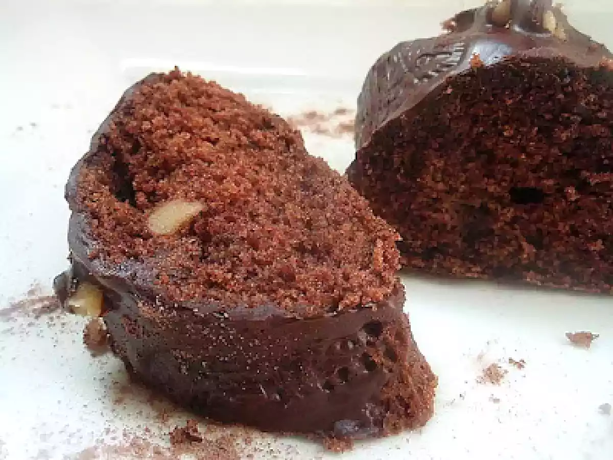 Bizcocho de chocolate y nueces - foto 3